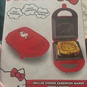 Hello Kitty Red Grilled Cheese Sandwich Maker